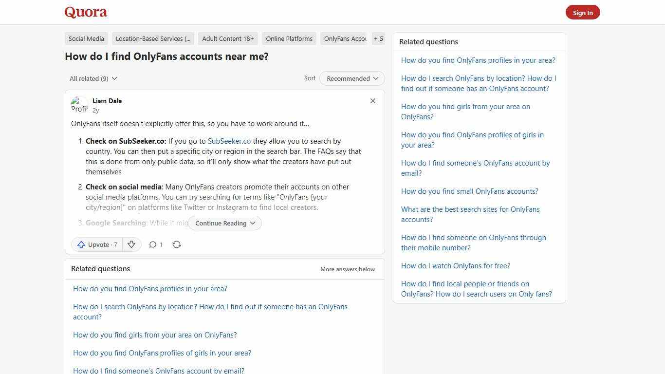 How to find OnlyFans accounts near me - Quora